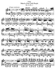 Эдвард Григ: Ноты Шествие Гномов, Op.54 No.3 На PlaceArt